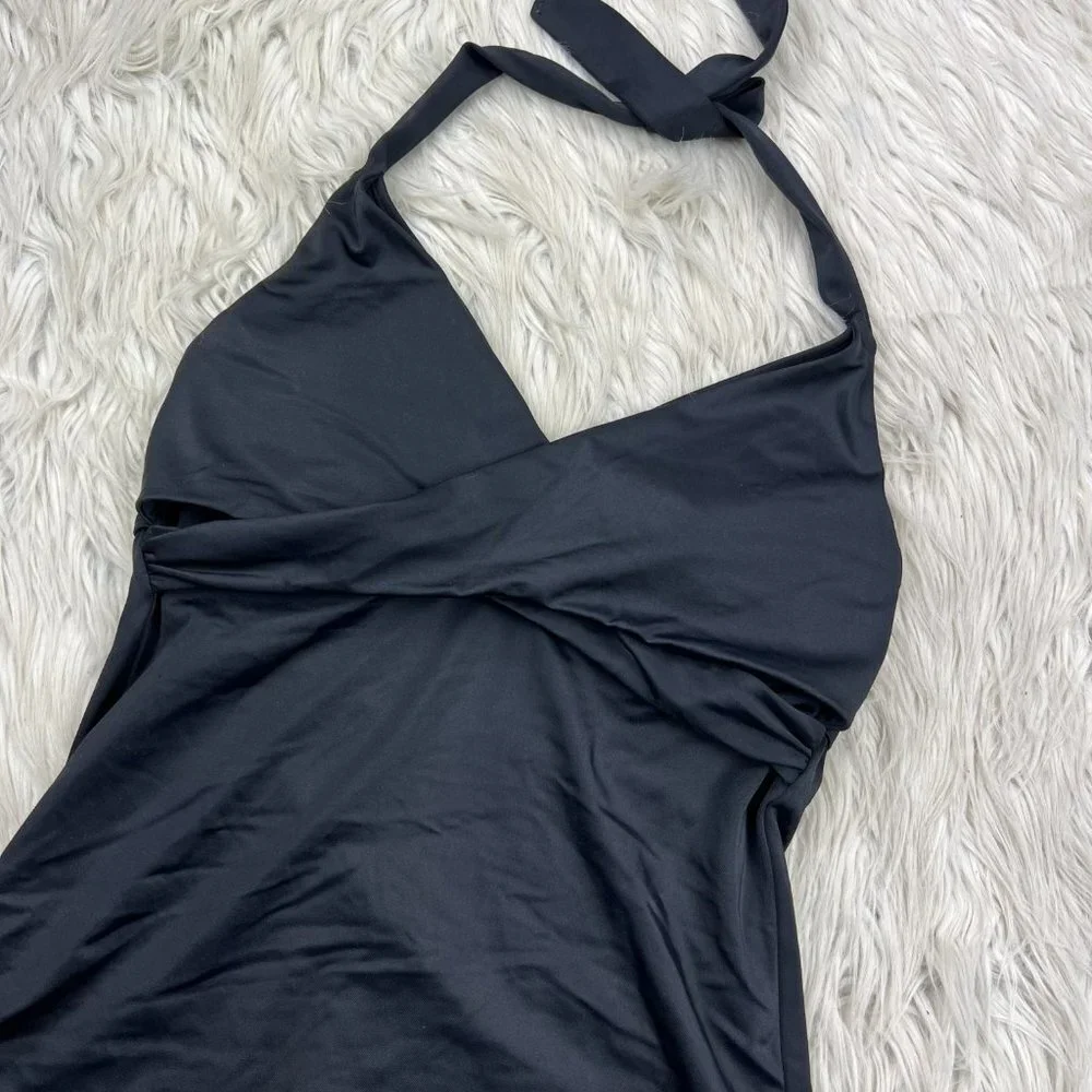 Athleta Bra Cup Wrap Tankini Swim Top